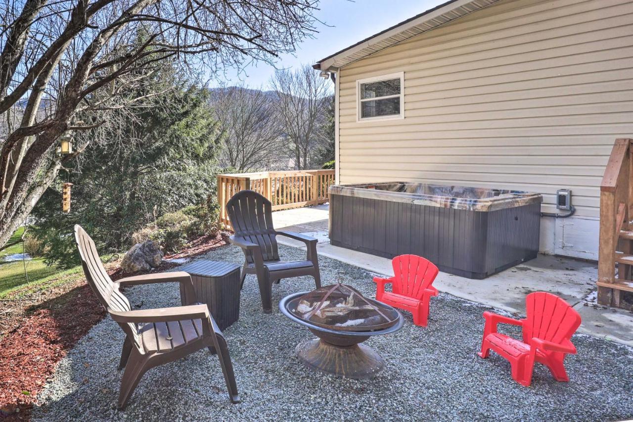 Вилла Hot Tub And Fire Pit At Luxe Blue Ridge Bungalow Вилас Экстерьер фото